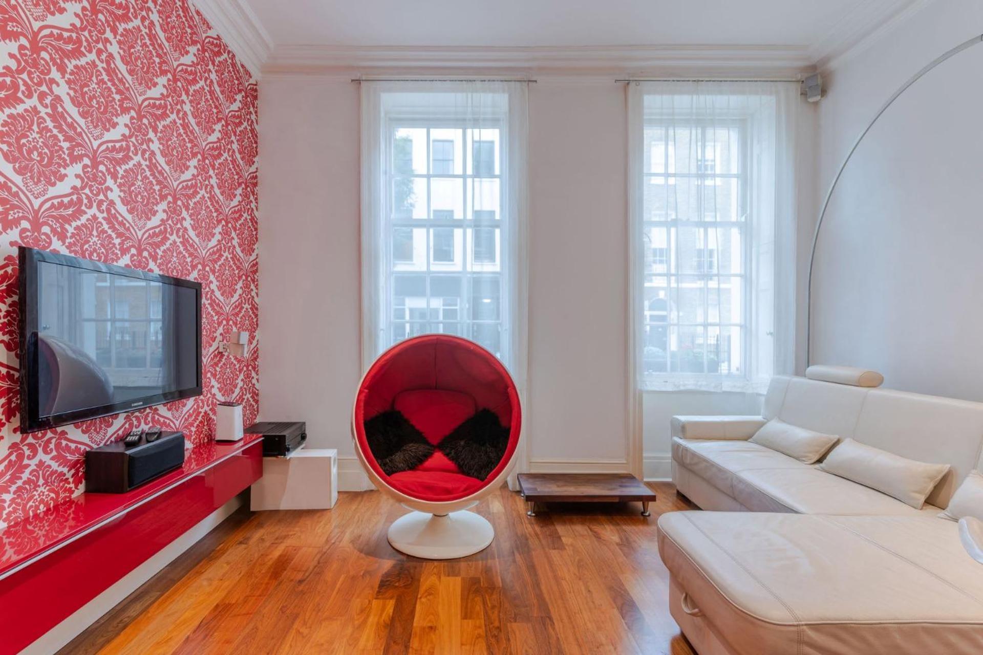 The "Red Room Apartment" - Fitzrovia - By Frankie Says London Exterior foto